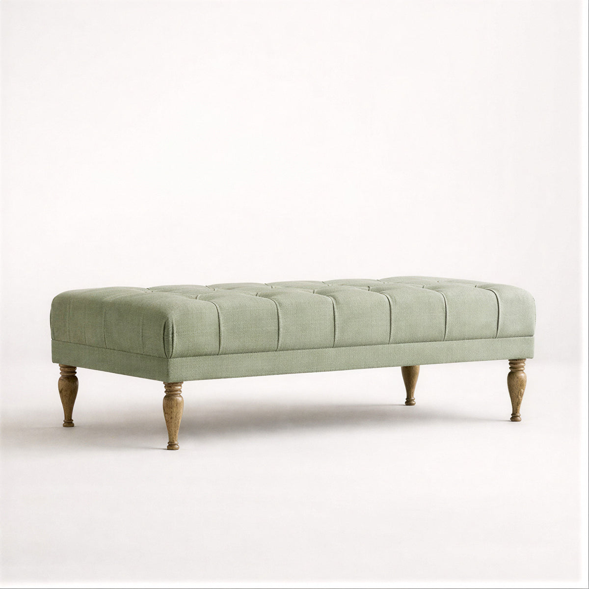 Belmont Sage ottoman