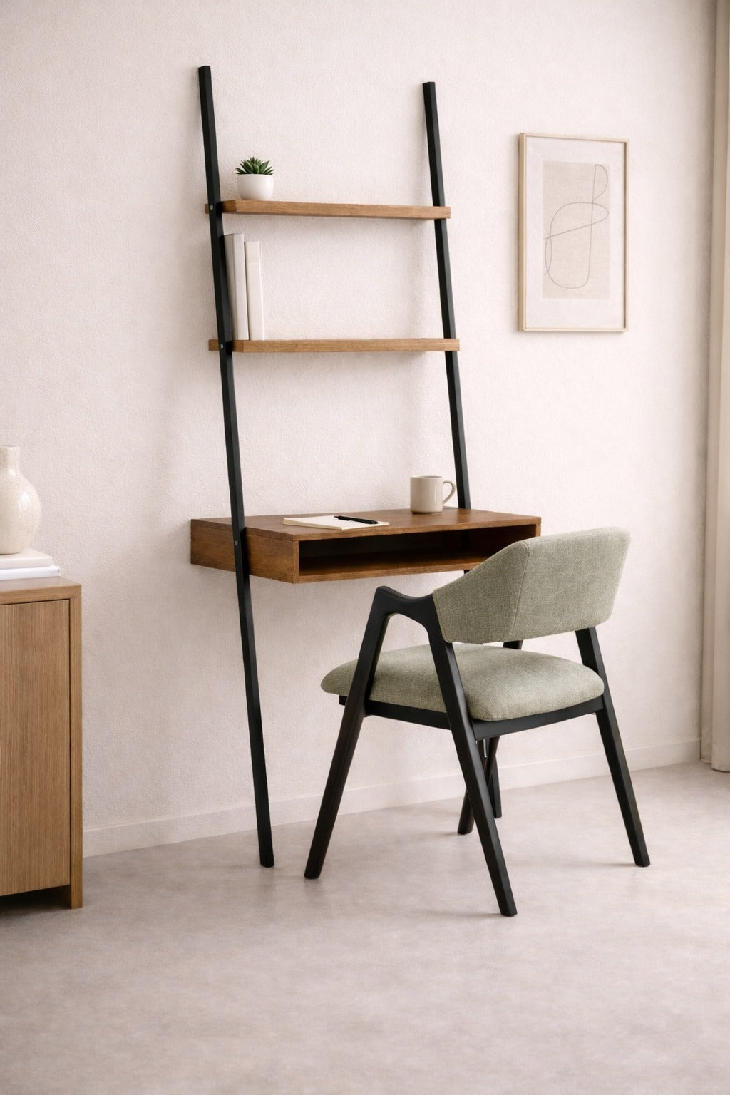 Edge Ladder Desk study desk in a room setting