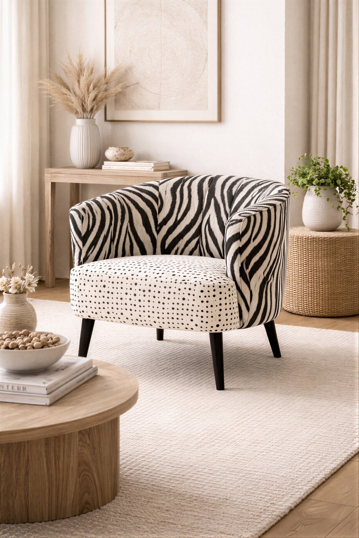 Mono Dot lounge chair in a room setting
