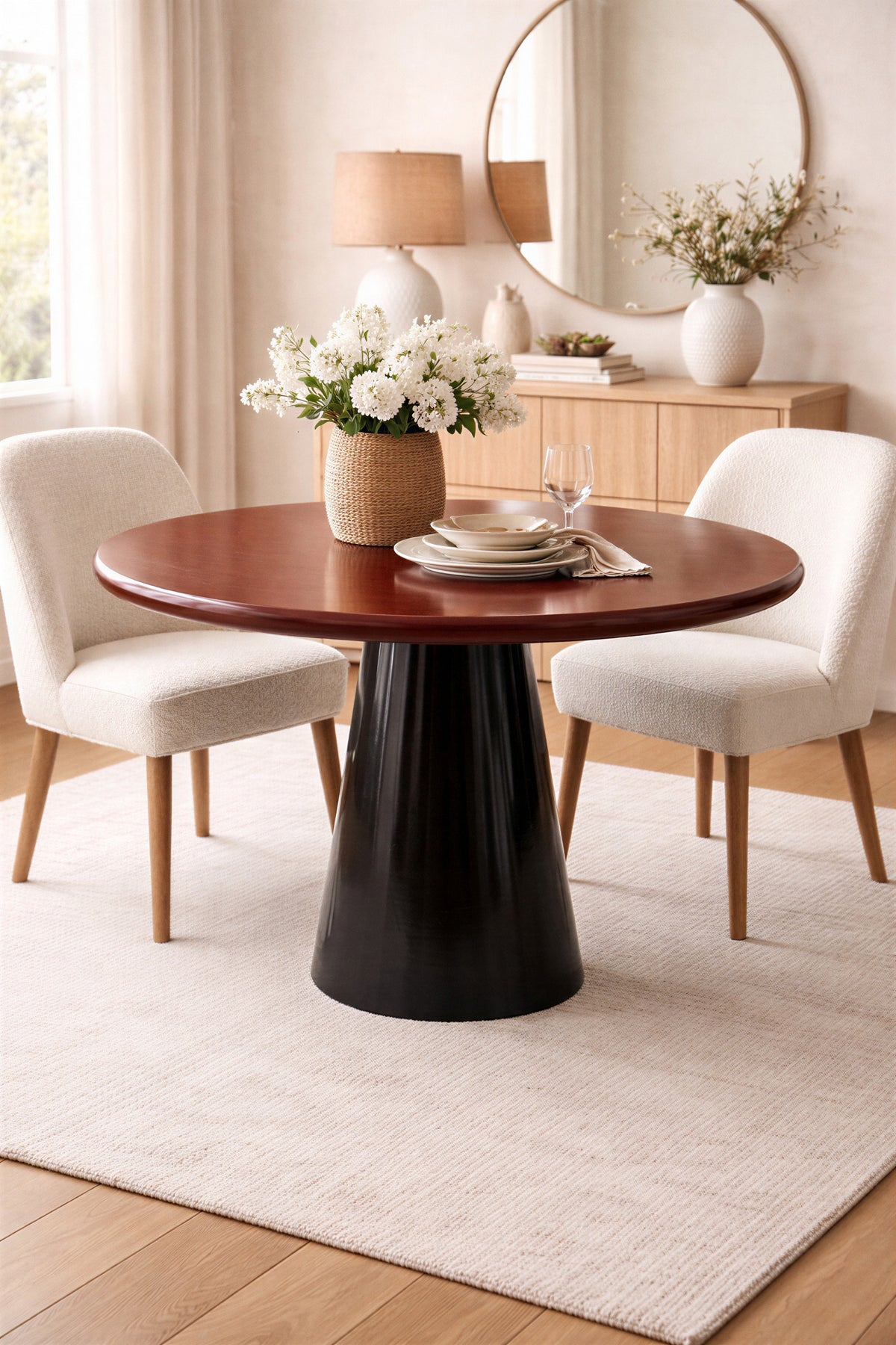 Obel Dining Table in a room setting