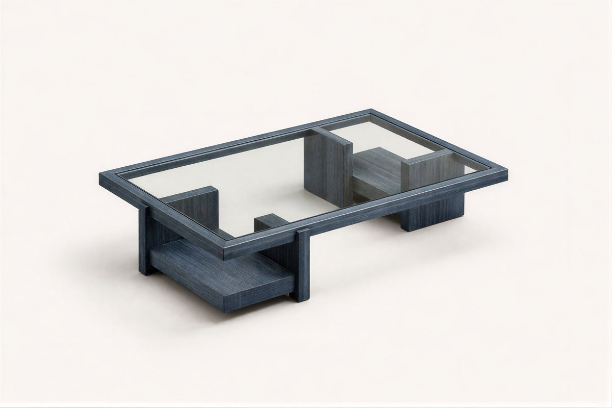 Plinth Blue coffee table