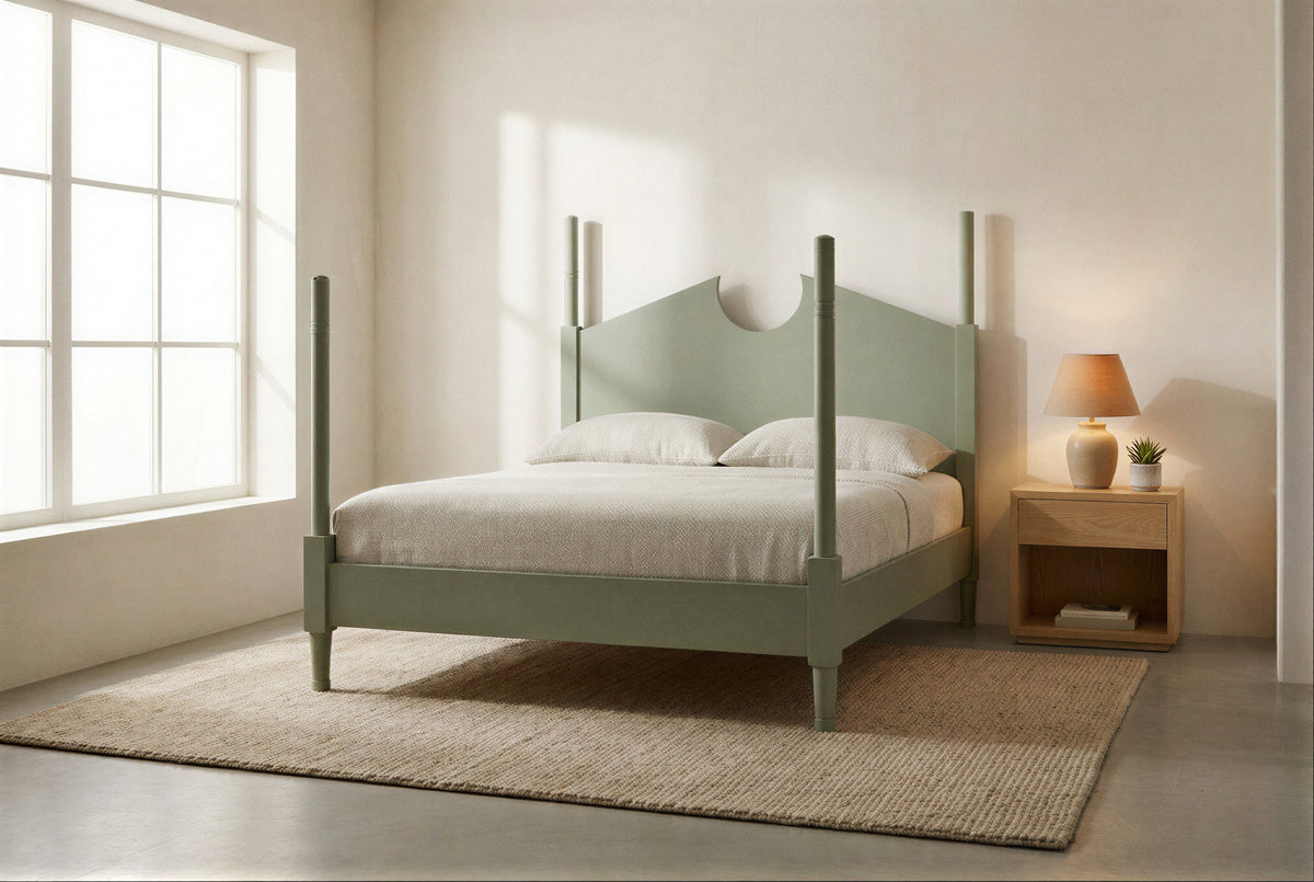 The Pavilion Bed in a room setting