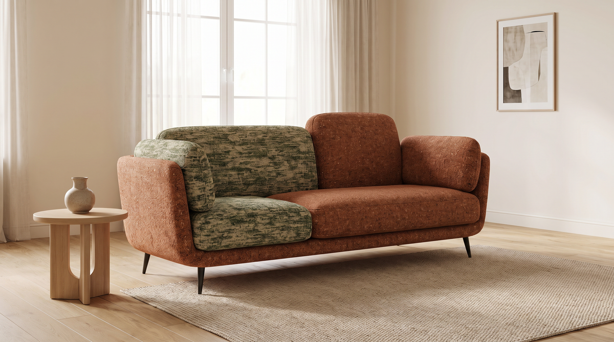 Duet Tera sofa styled in a calm living room
